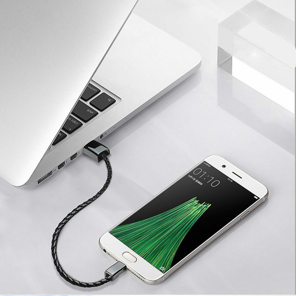 USB Charging Cable Outdoor Portable Leather